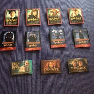 Collectable Harry Potter & LOTR Movie Poster Pins!